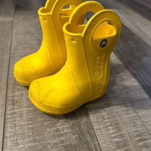 Kids crocs rubber boots